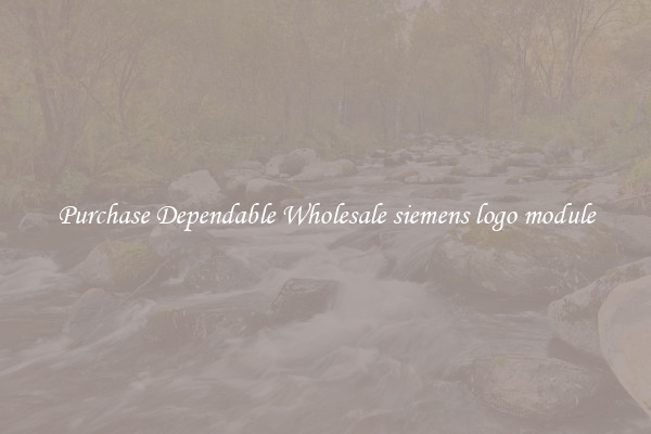 Purchase Dependable Wholesale siemens logo module