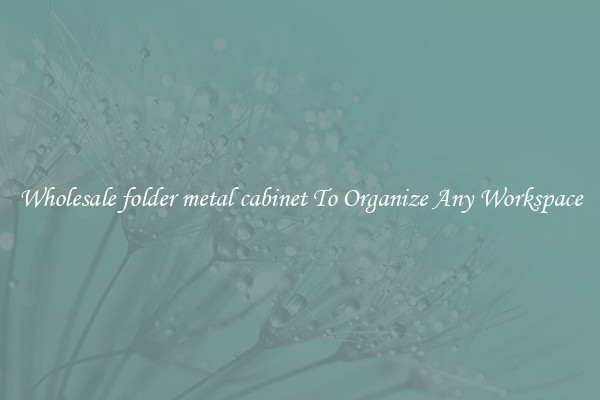 Wholesale folder metal cabinet To Organize Any Workspace