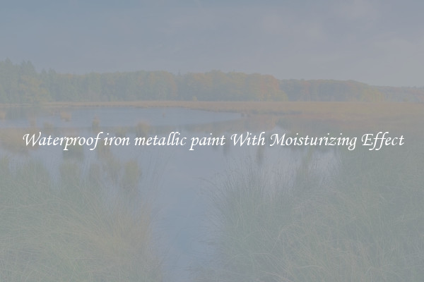 Waterproof iron metallic paint With Moisturizing Effect