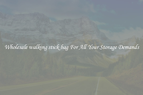 Wholesale walking stick bag For All Your Storage Demands
